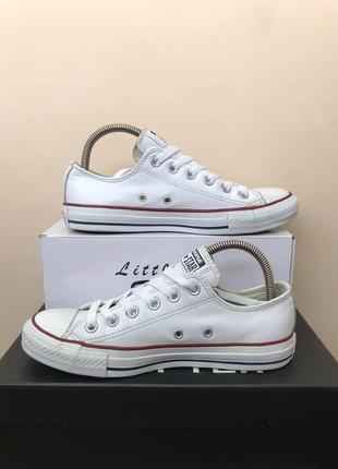 Кожаные кеды converse taylor all star7 фото