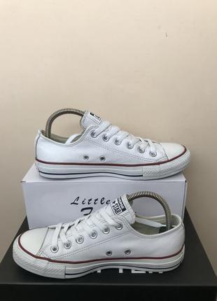 Кожаные кеды converse taylor all star6 фото