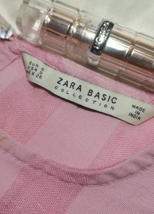 Укороченная блузка свободного кроя с рукавами «летучая мышь» zara basic6 фото