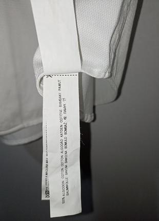Massimo dutti slim fit белая рубашка oxford4 фото
