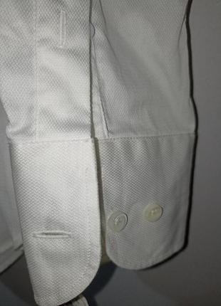 Massimo dutti slim fit белая рубашка oxford5 фото