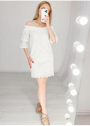 Біле плаття з прошви 2