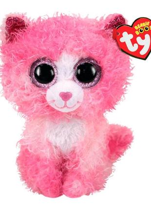 М'яка іграшка ty beanie boo's рожеве кошеня реган 15 см (36308)