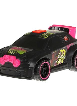 Машинка dickie toys шалені перегони чорно-рожева 12 см (3761000/3761000-4)