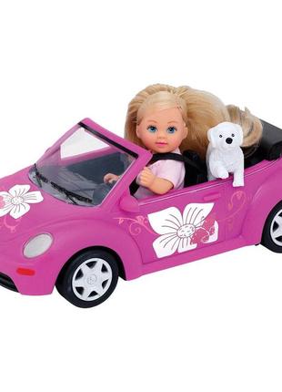 Лялька єва на машині new beetle simba (5731539)