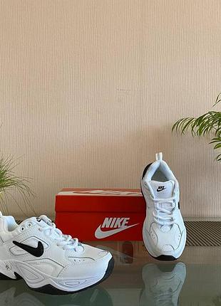 Кросівки nike m2k tekno (біло-чорні)