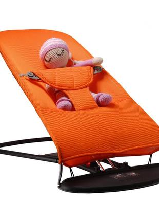 Шезлонг-гойдалка baby balance soft sbt group помаранчевий (bbs-09-00)