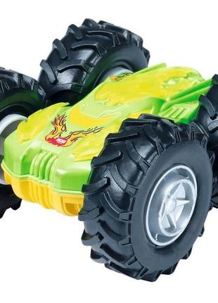 Машинка dickie toys перевертач фрикційна зелена (3341036/3341036-1)