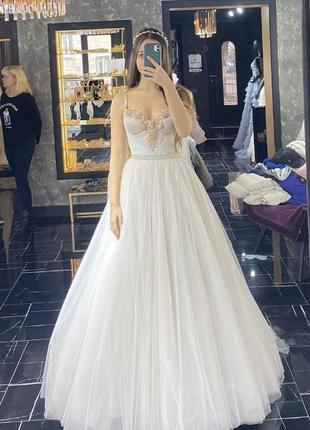 Роскошное свадебное / выпускное платье nora rara avis7 фото