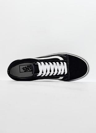 Замшевые, черные кеды vans old skool, натуральная замша, наложенный платеж7 фото