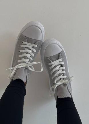 Converse chuck taylor move high grey жіночі літні кеди конверс сірі знижка весна літо женские серые кеды скидка8 фото