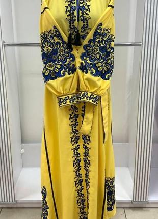 Сукня вишиванка жіноча, вишиванка жіноча лен7 фото
