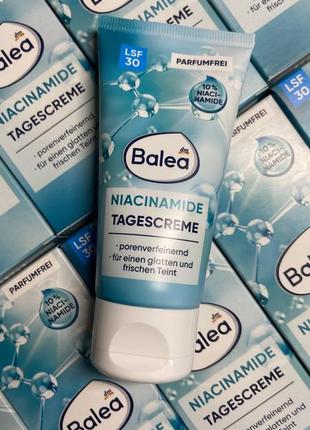 Сонцезахисний крем з ніацинамідом balea niacinamide tagescreme spf 30