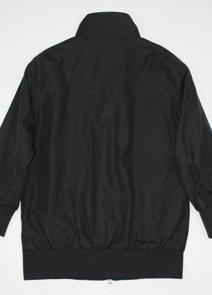 Куртка ветровка mixture детская черная италия 7-9 лет2 фото