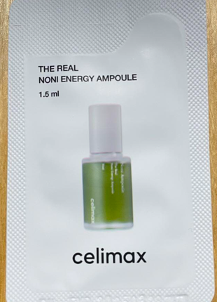 Відновлювальна сироватка з екстрактом ноні пробник celimax the real noni energy ampoule