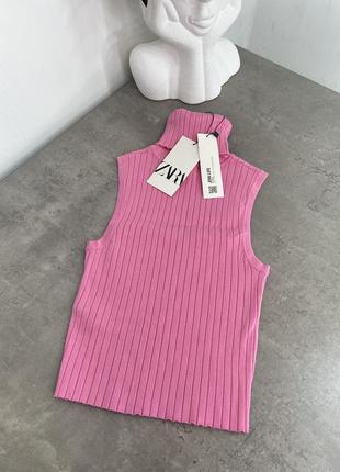 Великолепный трикотажный топ zara