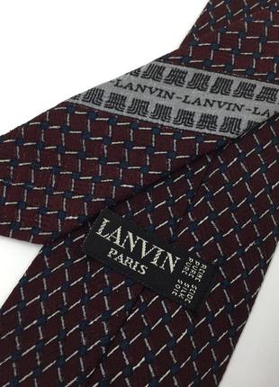 Мужской классический галстук lanvin paris3 фото