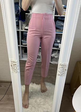 Легкі високі брюки zara