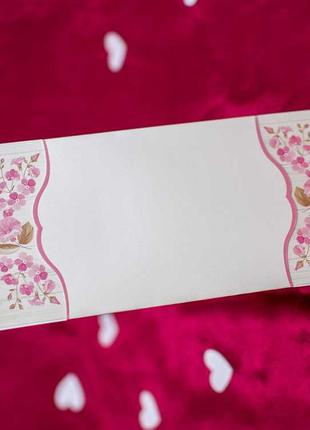 Приглашения на свадьбу с розовыми цветами (арт. 2697)4 фото