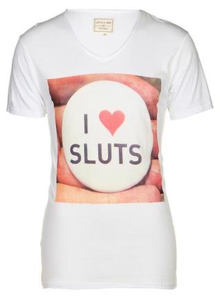 Футболка elevenparis i love sluts