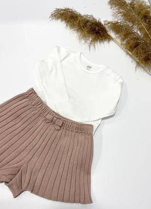 Шортики+боди h&amp;m2 фото