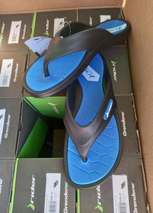 Вьетнамки rider cape 83058-20756 черно-синий2 фото