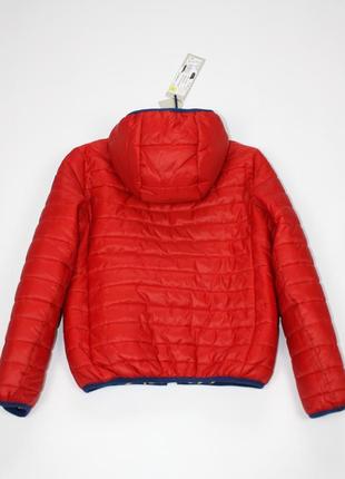 Куртка демисезонная mixture италия детская с капюшоном красная 7-9 лет2 фото