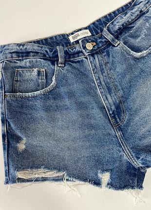 Джинсовые шорты zara 3
