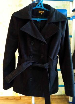 Кашемировое женское полупальто