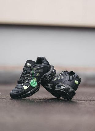 Женские кроссовки nike air max terraspace black green / smb5 фото