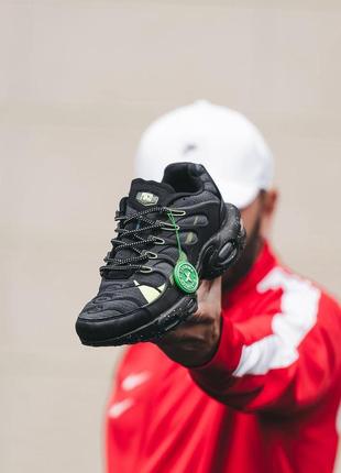 Женские кроссовки nike air max terraspace black green / smb9 фото