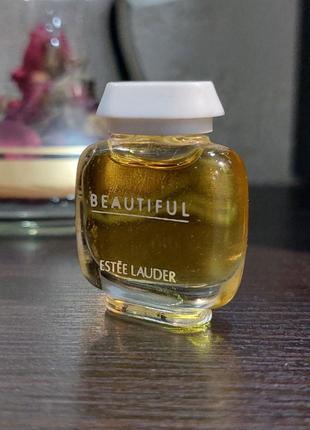 Beautiful estee lauder, винтажная миниатюра  edp,оригинал, винтажная миниатюра, редкость, vintage