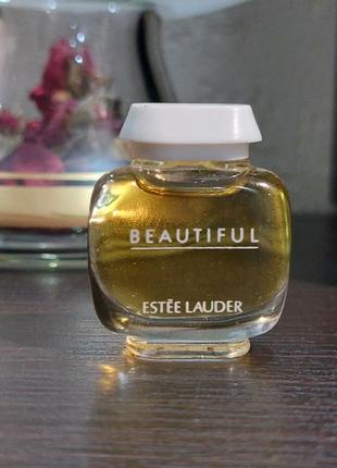 Beautiful estee lauder, винтажная миниатюра  edp,оригинал, винтажная миниатюра, редкость, vintage2 фото