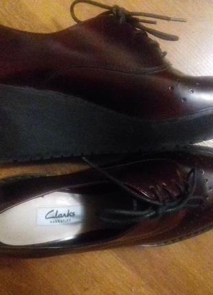 Шкіряні туфлі clarks