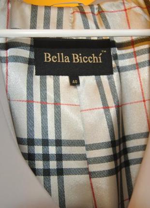 Модный светлый тренч bella bicchi плащ, m-l, в идеальном состоянии4 фото