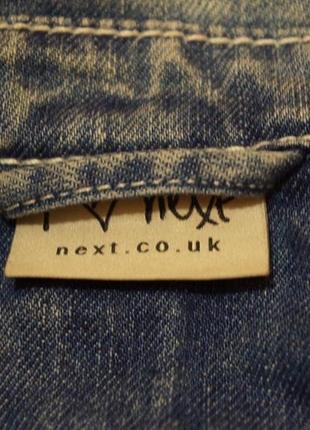 I love next джинсовий піджак з потертостями 4-5 років джинсовий піджак4 фото
