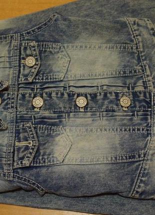 I love next джинсовий піджак з потертостями 4-5 років джинсовий піджак9 фото