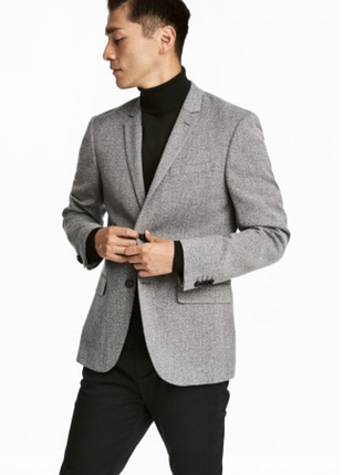 Піджак меланж h&m premium quality, slim fit!