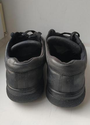 Кожаные туфли ecco 37р. (24 см.)4 фото