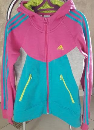 Спортивная теплая кофта adidas1 фото