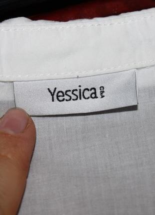 Хлопковая женская блузка, рубашка, наш 52 размер от jessica (c&a)3 фото