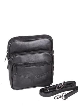 Сумка кожаная мини (на плечо, на пояс)