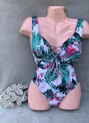 Купальник 🩱🌺🌴 сдельный екзотик tezenis (оригинал)