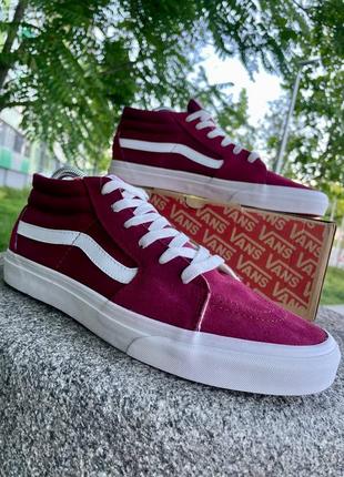 Мужские кеды ванс натуральная замша vans old school7 фото