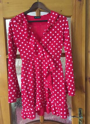 Красивое платье в горошек asos
