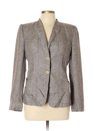 Блейзер armani collezioni, 100% лен