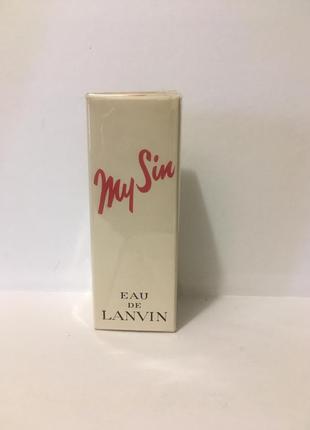 Lanvin my sin 40 мл туалетная вода винтаж