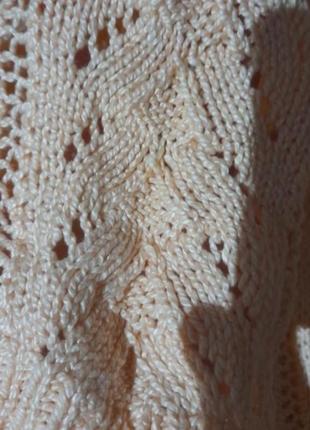 Кофта, свитер, вязка, короткий рукав, р. s/m. цвет разов.4 фото