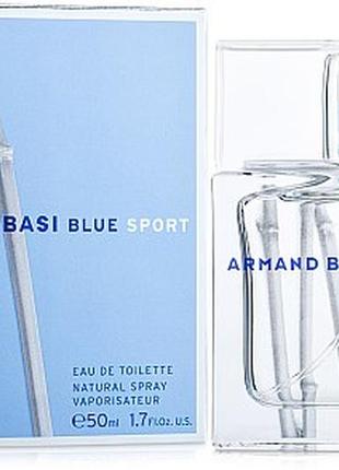 Armand basi blue sport туалетна вода тестер 50мл,оригінал