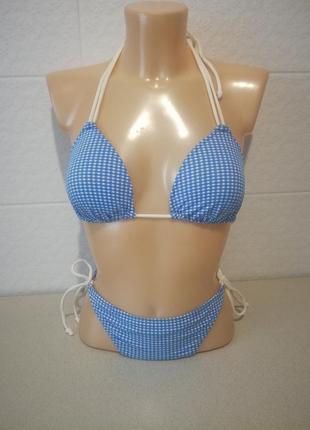 Чудовий трендовий купальник в клєточку